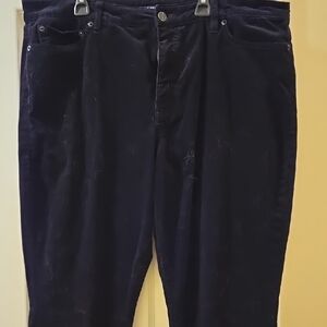Ralph Lauren Navy Straight Leg Pants